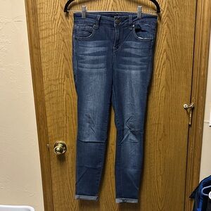 1822 Denim Women's Dark Blue Skinny Jeans